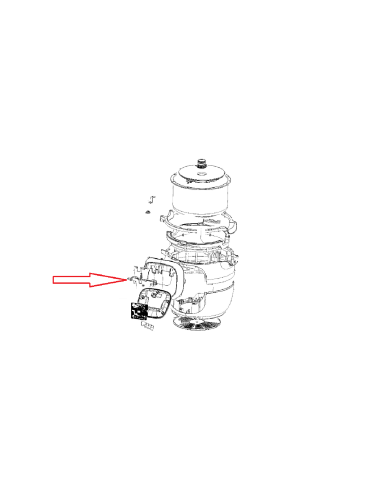 Charnière Ecran Multicuiseur MOULINEX