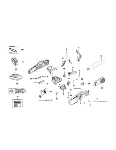 Plaque pour Tronconeuse BLACK & DECKER