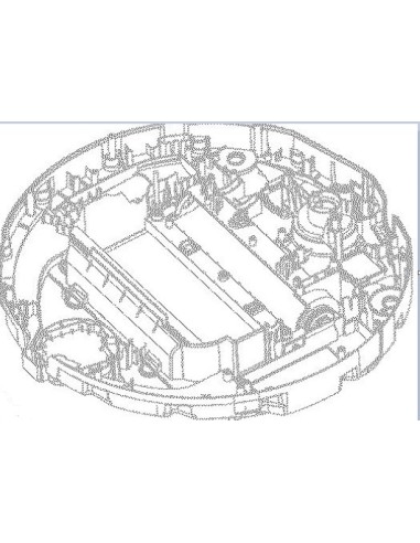 Demi boitier/inferieur+Support pour Aspirateur Robot ROWENTA