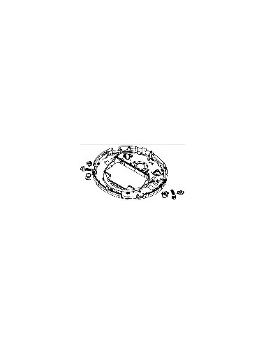 Demi boitier/superieur/blanc pour Aspirateur Robot ROWENTA