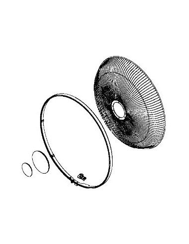 Grille/avant pour Ventilateur ROWENTA