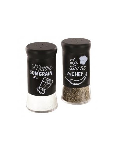 DUO SALIERE + POIVRIERE BISTRO (VIDE)