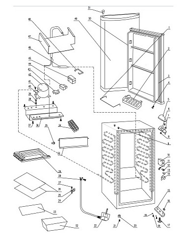 Porte Freezer pour Réfrigérateur OCEANIC