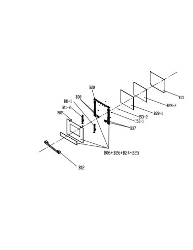 Vitre Interieur pour Four COOKE LEWIS