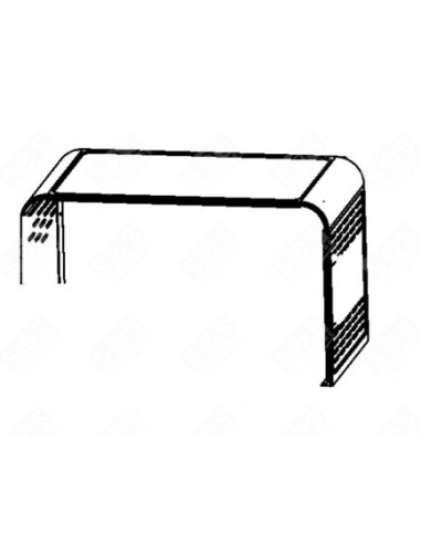 Capot/gris pour Four Moulinex