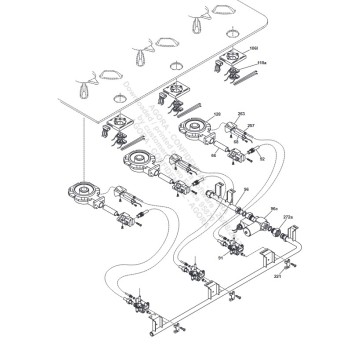 Chaine Microinterrupteurs pour Plaque de Cuisson ROSIERES