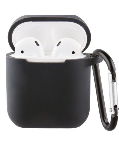 COQUE DE PROCTECTION POUR APPLE AIRPODS 1 & 2 NOIR