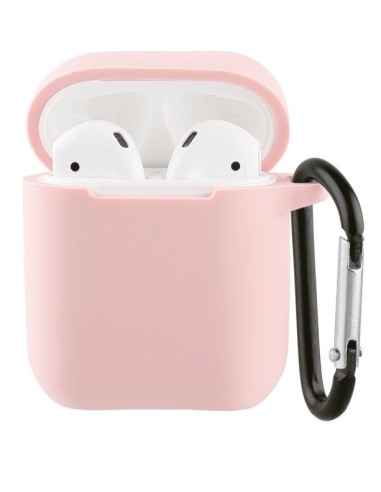 COQUE DE PROCTECTION POUR APPLE AIRPODS 1 & 2 ROSE