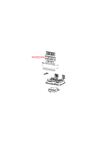 Support Carte electronique Pour friteuse sans huile dual easy fry & grill pour Seb