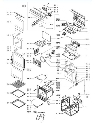 Déflecteur pour Four WHIRLPOOL