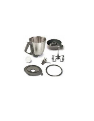 Bol Complet : Bol + Couteaux + Fouët + Socle + Gobelet + Couvercle avec Joint pour Vorwerk Thermomix TM 31