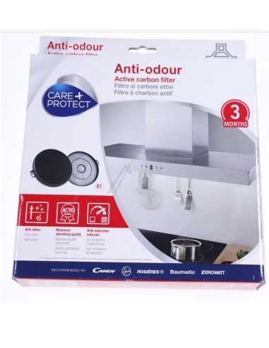 Filtre Charbon x1 pour Hotte Rosieres