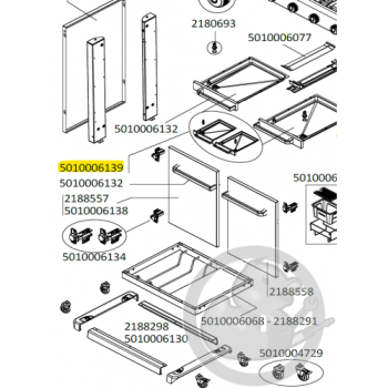 TIROIRS A GRAISSE GAUCHE ET DROITE pour Barbecue Campingaz