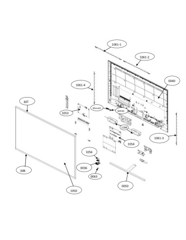 Pied TV pour Téléviseur PHILIPS