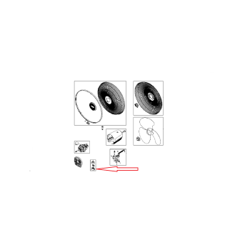 Support Flacon+Diffuseur Pour Ventilateur Rowenta Essential+ anti-moustique