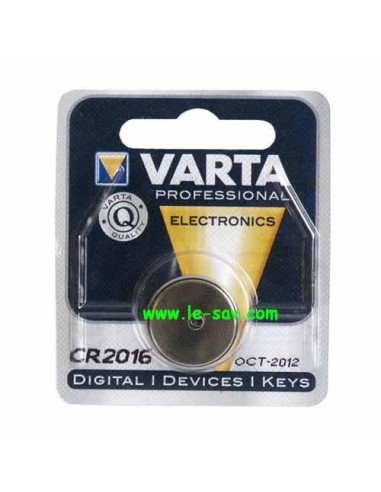Pile lithium Varta CR 2016