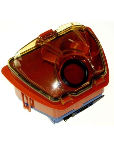 Bac Séparateur Orange + Filtre HEPA pour Aspirateurs Compacteo Cyclonic Moulinex / Rowenta