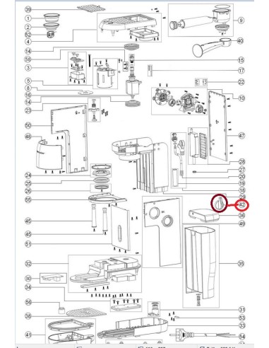 Bouton Selecteur pour Cafetiére Expresso...