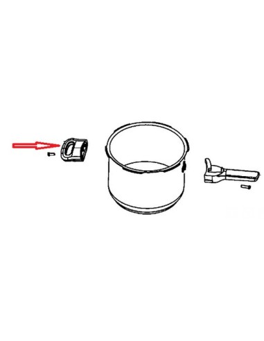 Poignée de Cuve Court pour Cocotte Tefal