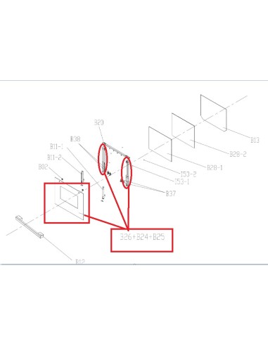 Verre Exterieur de la Porte pour Four COOKE LEWIS