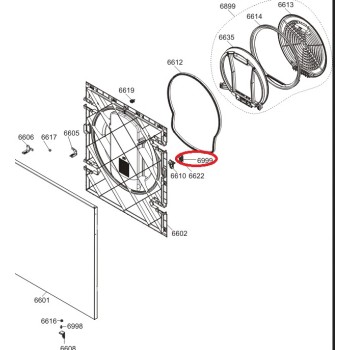 Couvercle de Serrure de Porte Blanc pour Machine à Laver ASKO
