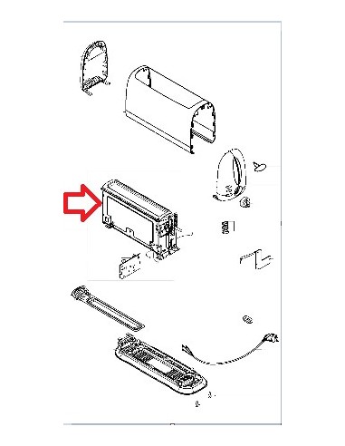 Compartiment cuisson/220-240v pour Grille Pain...