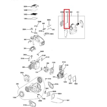 Filtre Mousse Cyclone pour Aspirateur Traineau Electrolux
