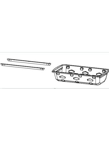 Cuve avec Support Grilles pour barbecue  Campingaz
