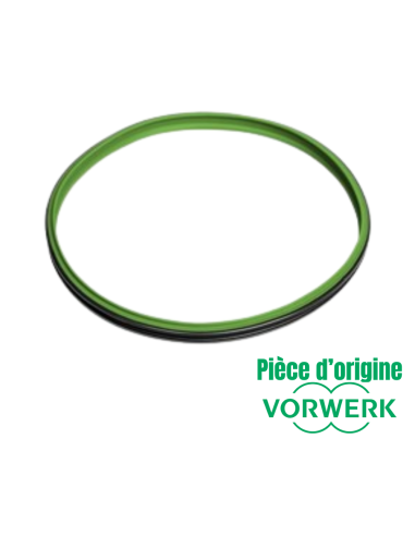 Joint de Couvercle Bi-Matière avec Lèvres en Silicone Vert pour Thermomix TM 31 Vorwerk