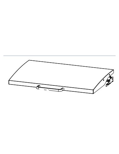 Couvercle avec Poignée Biellettes et Supports pour Plancha CAMPINGAZ
