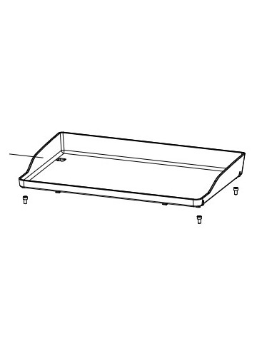 Plaque de Cuisson Inox + Vis (x4) pour Plancha CAMPINGAZ