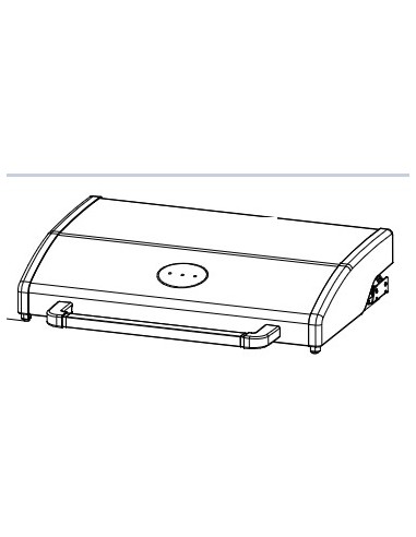 Couvercle avec Thermométre pour Plancha CAMPINGAZ