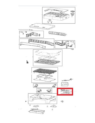 Faisceau pour Grille Viande TEFAL
