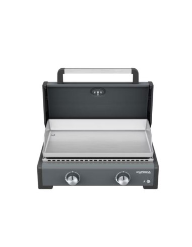 PLANCHA GAZ A POSER SIGMA 2 PRO - Châssis acier - Plaque inox - Couvercle de cuisson