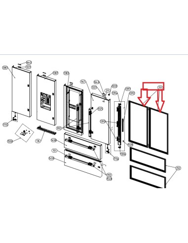 Joint de Porte Réfrigérateur pour Réfrigérateur BEKO