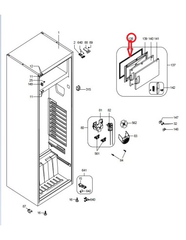 Joint de Porte pour Réfrigérateur LADEN