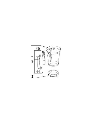 ENSEMBLE CUVE POUR ROBOT COUPE
