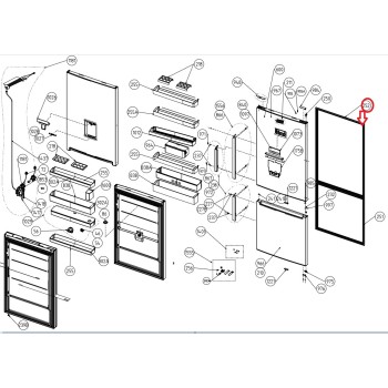 Joint de Porte Réfrigérateur pour Réfrigérateur BEKO