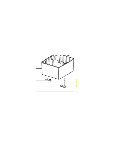 ENSEMBLE CAPOT+PIEDS pour Robot coupe