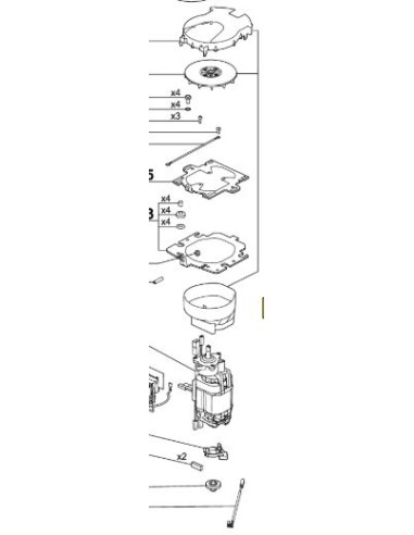 ENSEMBLE MOTEUR 5L V2 pour Robot coupe
