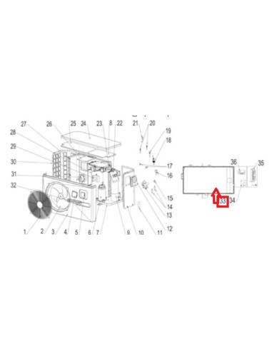 Carte Electronique ECPI20MB pour Pompe à Chaleur HAYWARD