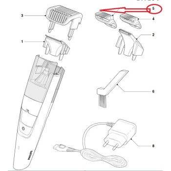 Sabot 5 mm pour Tondeuse PHILIPS