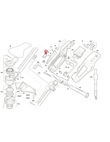 Bouton pour Coupe Bordure BOSCH