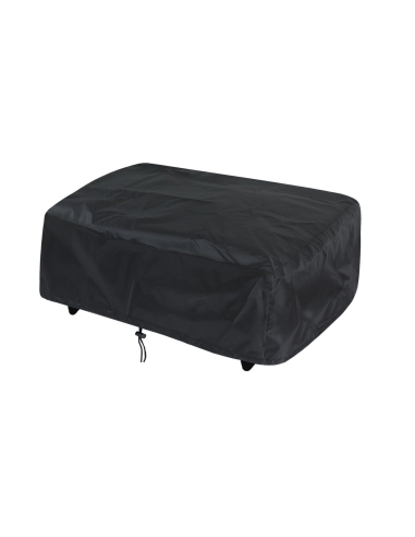 Housse de Protection pour Plancha,Dimension 80x60x25 cm,Imperméable, Anti-UV, Noir,Housse Plancha Universelle Gazinière Barbecue