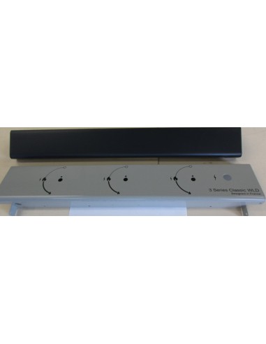 Consoles Haut + Bas Lisse Gris Clair pour Barbecue 3 - 4 SERIES Campingaz