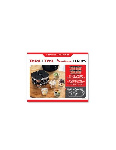 Pot+Couvercle x8 pour cookeo 9-1 wifi  Moulinex