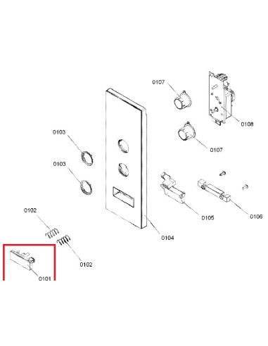 Bouton de Commande pour Micro Ondes BOSCH