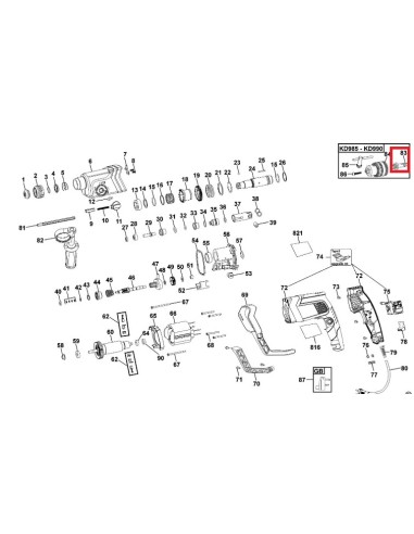 Adaptateur pour Perceuse BLACK DECKER