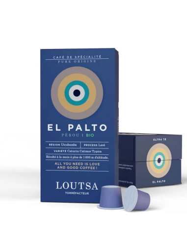 Capsules EL PALTO BIO Café Pérou Loutsa Torréfacteur
