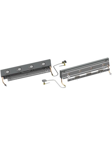 Console + Cablage  + Tubulure Rechaud 28Mb G1/2 avec Electrodes Texture Noir pour Barbecue 4 series CAMPINGAZ